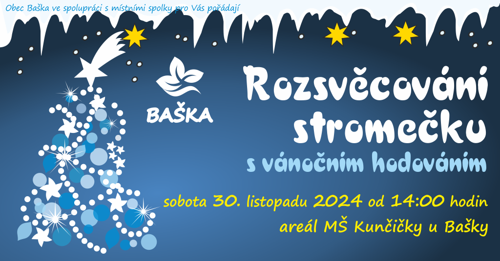 Rozsvěcování stromečku 2024