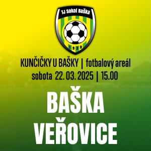 Domácí fotbalové utkání - Baška vs. Veřovice